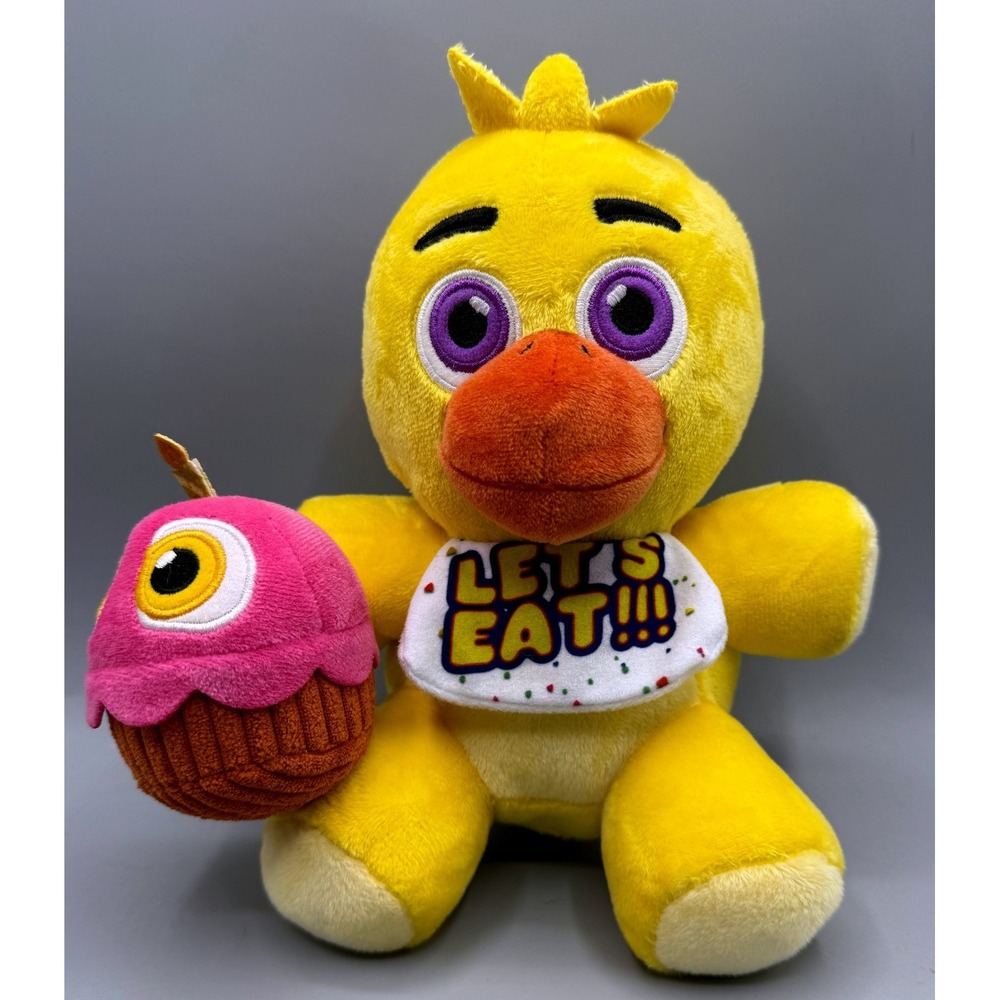 Funko Five Nights at Freddys Chica Plush with Cupcake Yellow 7 inch Let's Eat